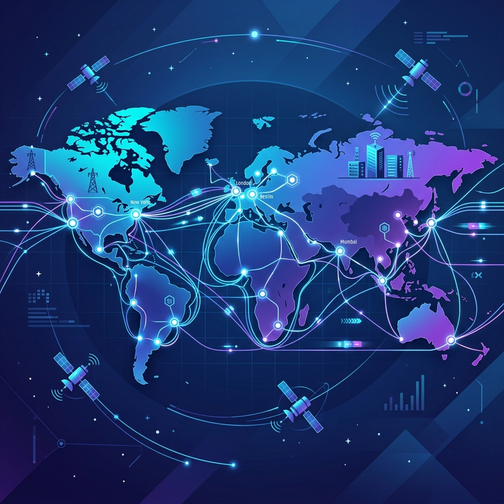Global digital connectivity and ICT infrastructure pioneering in Singapore and Asia